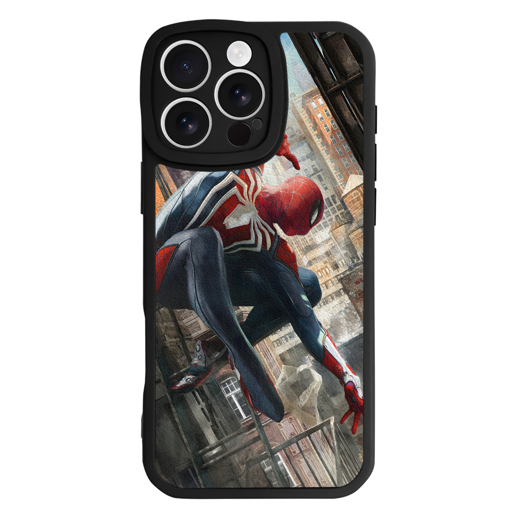 （画像用） アベンジャーズ The Avengers 【iPhone 16シリーズ対応】シリコンスマホケース（レザー調） 材質：シリコン
